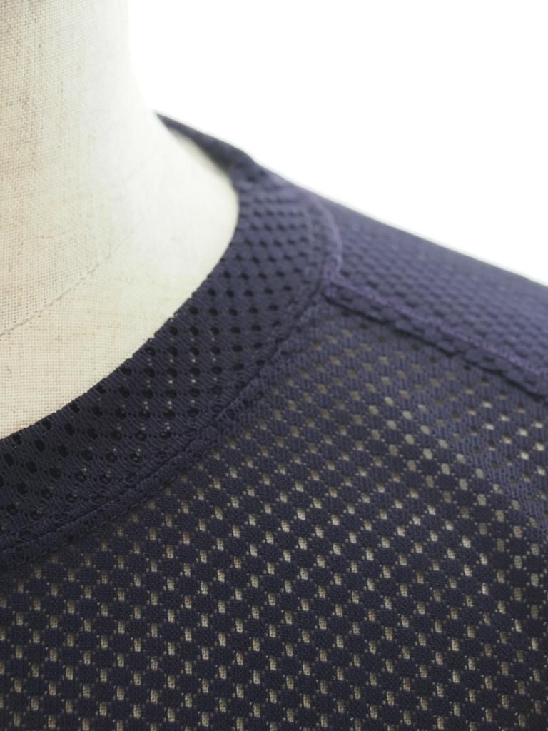 Needles ニードルズ - L/S U Neck Tee ロングスリーブユーネックティー - Russell Lace - Dk.Purple