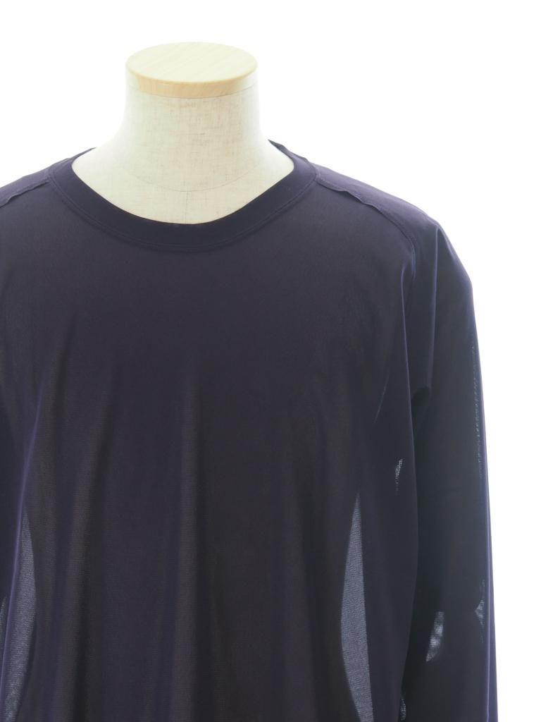 Needles ˡɥ륺 - L/S U Neck Tee 󥰥꡼֥桼ͥåƥ - Poly Mesh - Eggplant