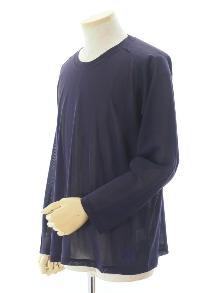 Needles ˡɥ륺 - L/S U Neck Tee 󥰥꡼֥桼ͥåƥ - Poly Mesh - Eggplant