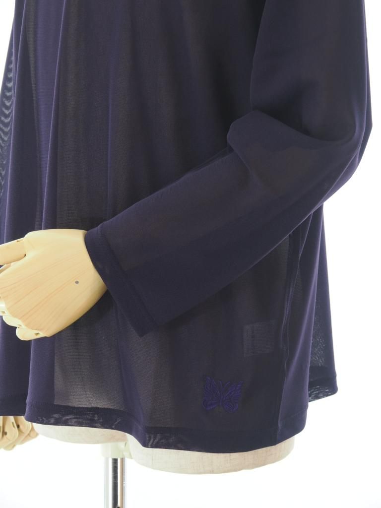 Needles ˡɥ륺 - L/S U Neck Tee 󥰥꡼֥桼ͥåƥ - Poly Mesh - Eggplant