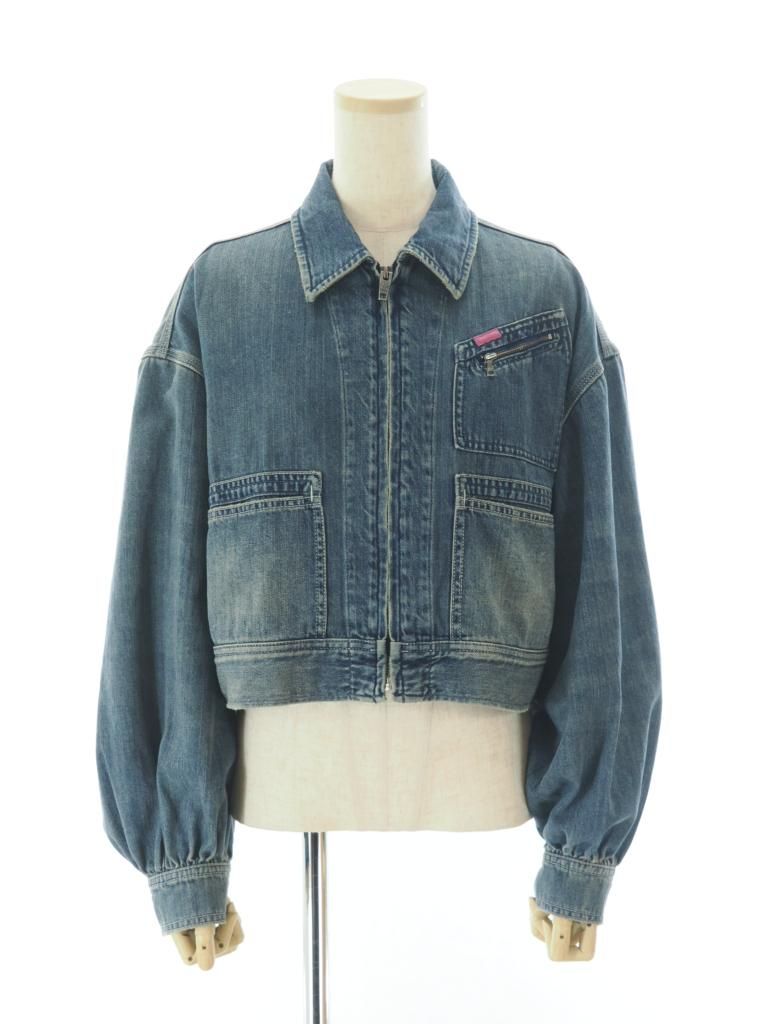 Rhodolirion ɥꥪ - Zip Up Work Jacket åץåץ㥱å - Denim - Indigo