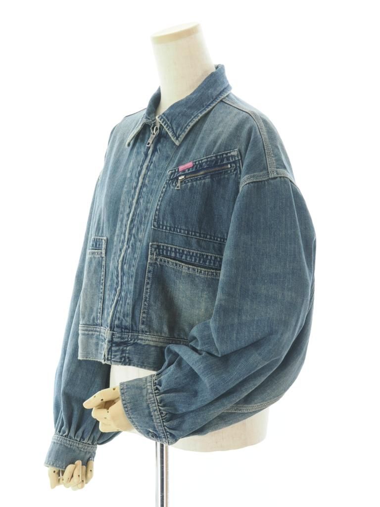 Rhodolirion ロドリリオン - Zip Up Work Jacket ジップアップワークジャケット - Denim - Indigo