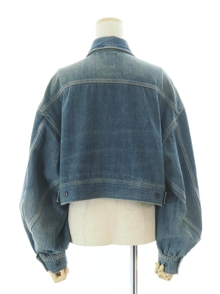 Rhodolirion ロドリリオン - Zip Up Work Jacket ジップアップワークジャケット - Denim - Indigo