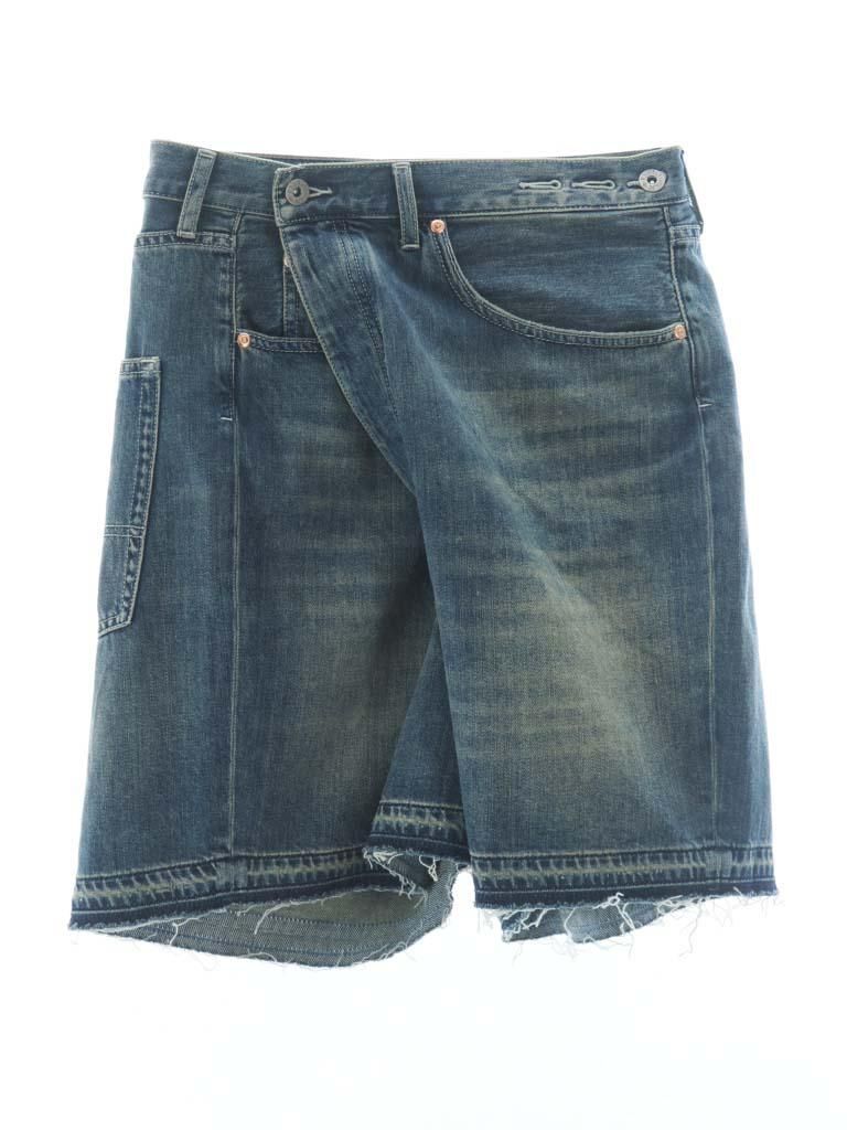 Rhodolirion ロドリリオン - 5Pockets Huge Shorts 5ポケットヒュージショーツ - Denim - Indigo