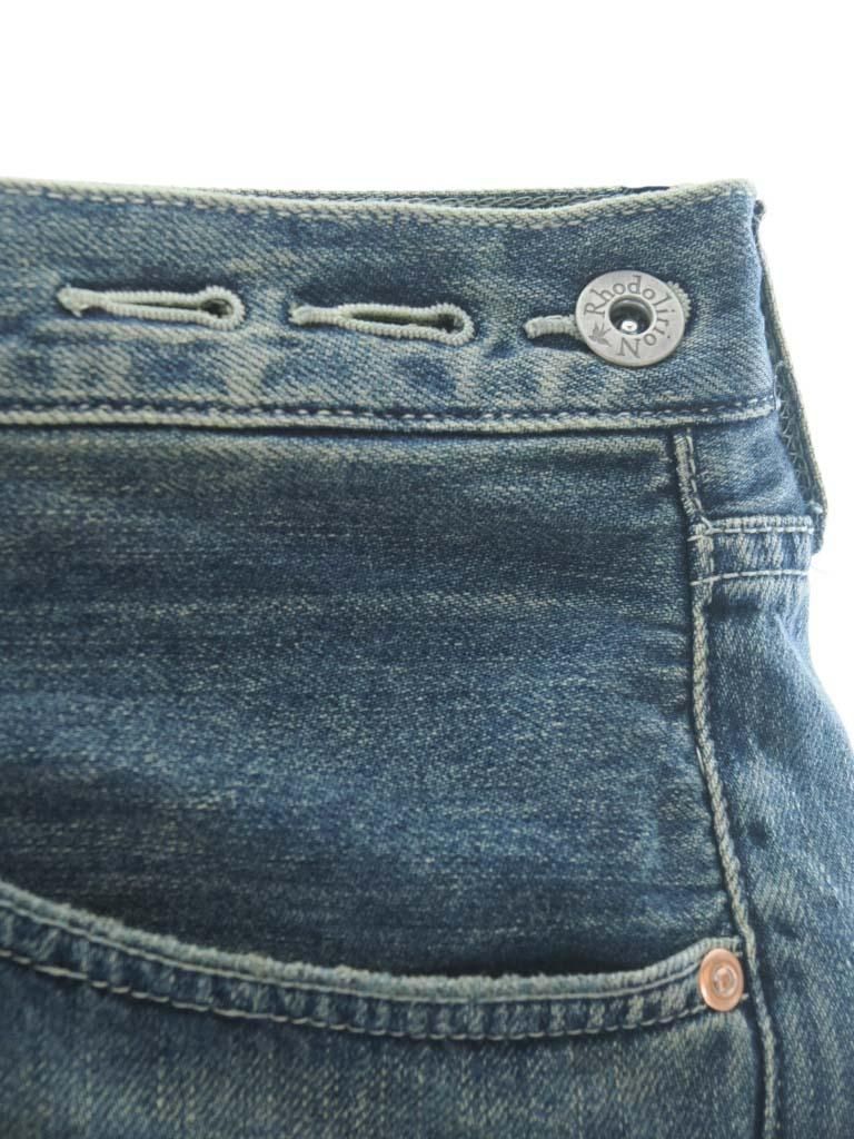 Rhodolirion ロドリリオン - 5Pockets Huge Shorts 5ポケットヒュージショーツ - Denim - Indigo