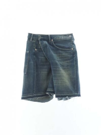 Rhodolirion ロドリリオン - 5Pockets Huge Shorts 5ポケットヒュージショーツ - Denim - Indigo