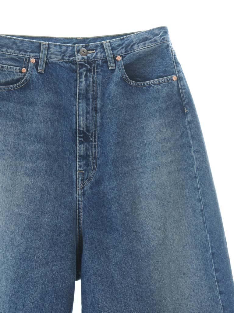 Rhodolirion ロドリリオン - 5Pockets Sarrouel Pants - 5ポケットサルエルパンツ - Indigo