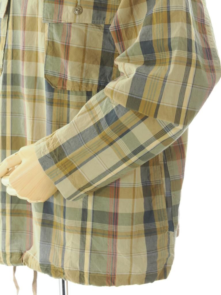 Engineered Garments 󥸥˥ɥ - Cagoule Shirt 륷 - Cotton Madras Plaid - Olive