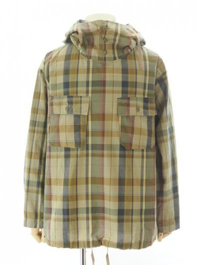 Engineered Garments エンジニアドガーメンツ - Cagoule Shirt カグールシャツ - Cotton Madras Plaid - Olive