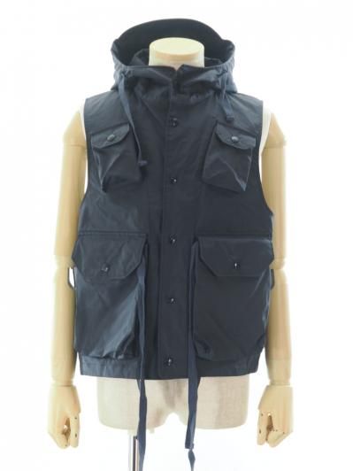 Engineered Garments エンジンニアドガーメンツ - Field Vest フィールドベスト - 3Layers Nyco Cloth - Dk.Navy