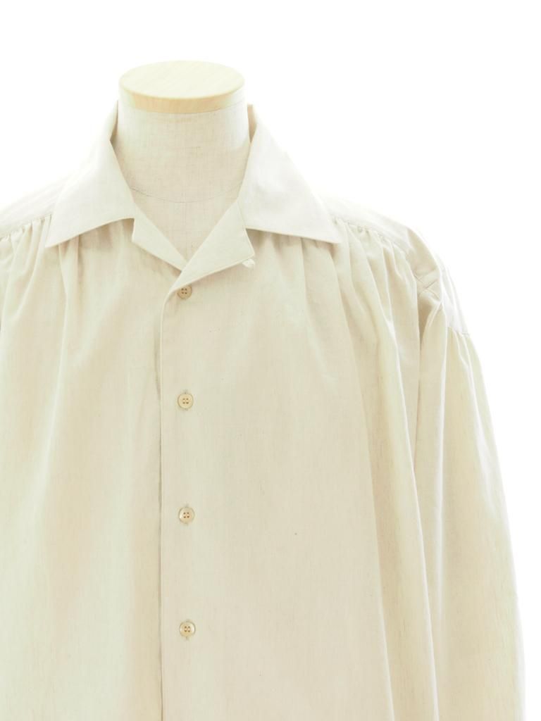 AiE エーアイイー - Painter Shirt ペインターシャツ - C/L Dungaree - Ecru