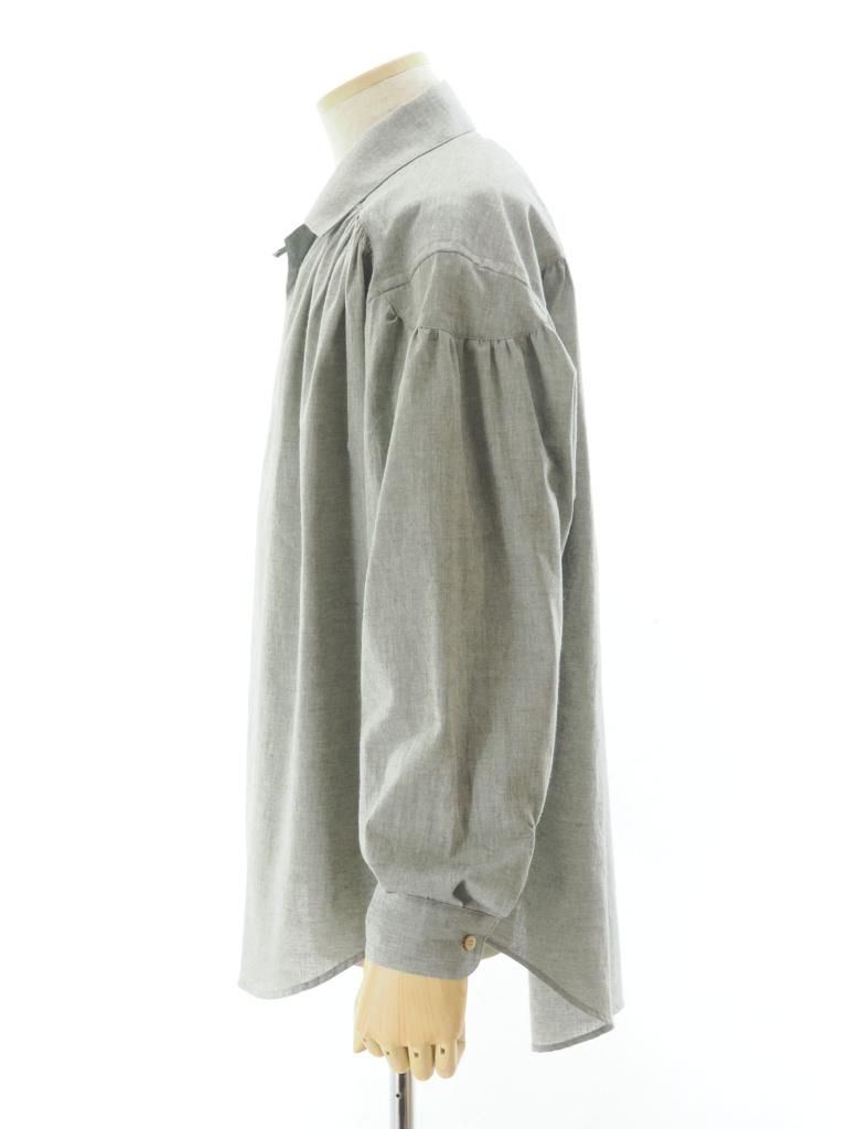 AiE エーアイイー - Painter Shirt ペインターシャツ - C/L Dungaree - Grey