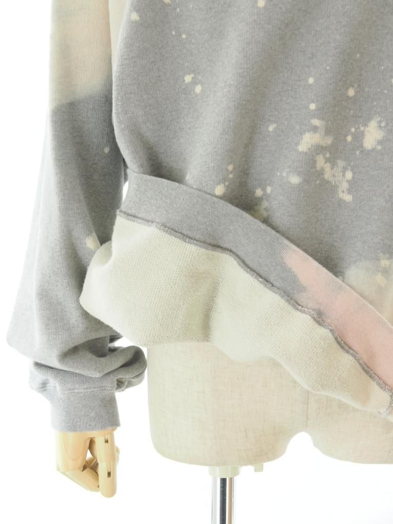 NOMA t.d. ノーマティーディー - Hand Dyed Twist Sweat ハンドダイツイストスウェット - Grey