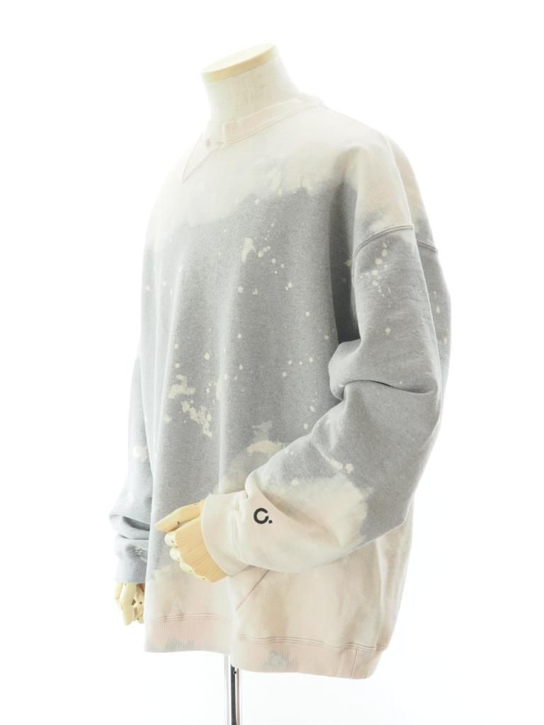 NOMA t.d. ノーマティーディー - Hand Dyed Twist Sweat ハンドダイツイストスウェット - Grey