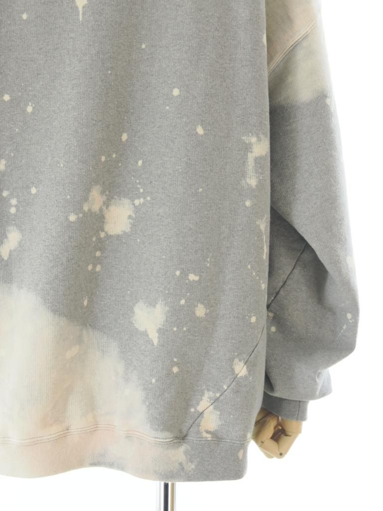 NOMA t.d. ノーマティーディー - Hand Dyed Twist Sweat ハンドダイツイストスウェット - Grey