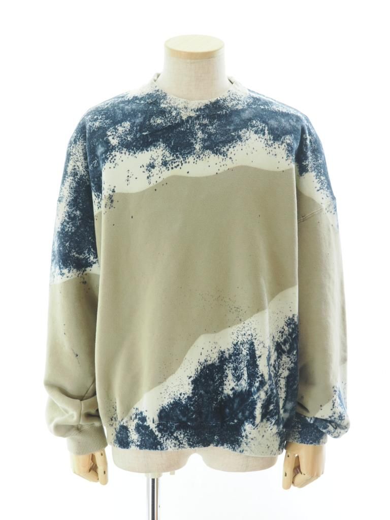 NOMA t.d. ノーマティーディー - Hand Dyed Twist Sweat ハンドダイツイストスウェット - Beige