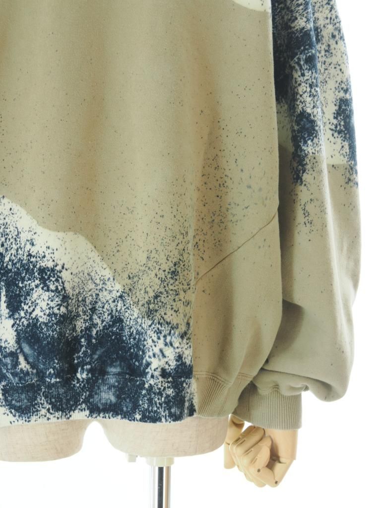 NOMA t.d. ノーマティーディー - Hand Dyed Twist Sweat ハンドダイツイストスウェット - Beige