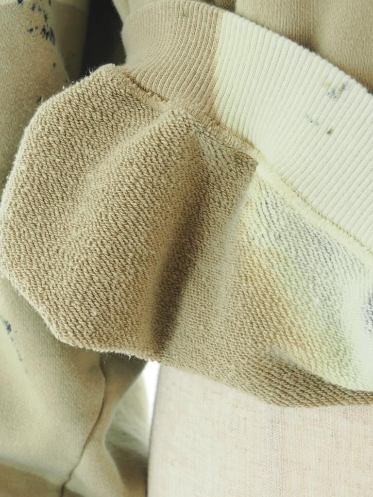 NOMA t.d. ノーマティーディー - Hand Dyed Twist Sweat ハンドダイツイストスウェット - Beige