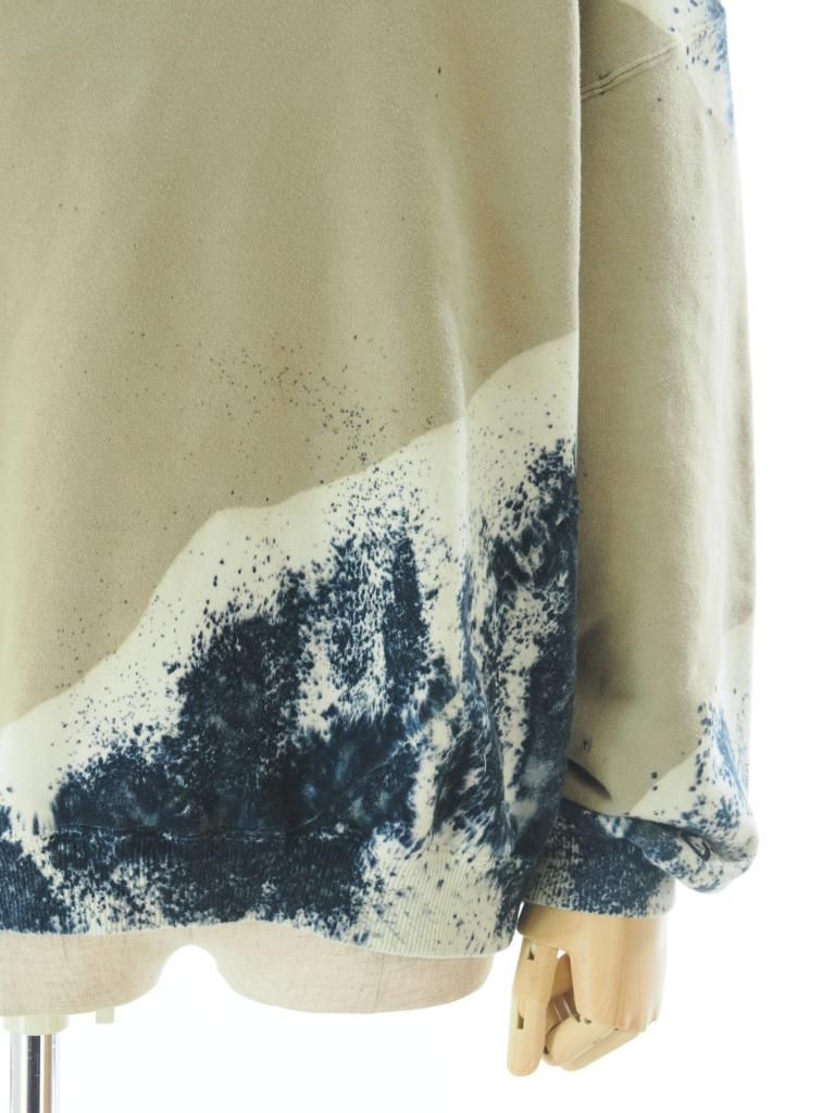 NOMA t.d. ノーマティーディー - Hand Dyed Twist Sweat ハンドダイツイストスウェット - Beige