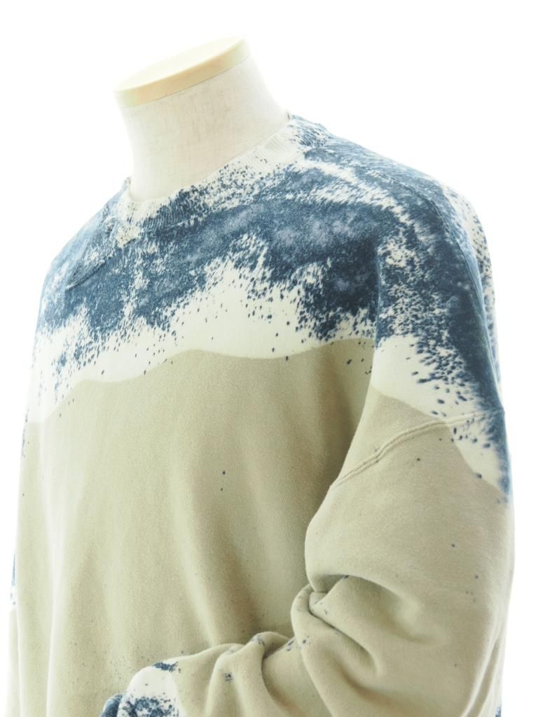 NOMA t.d. ノーマティーディー - Hand Dyed Twist Sweat ハンドダイツイストスウェット - Beige