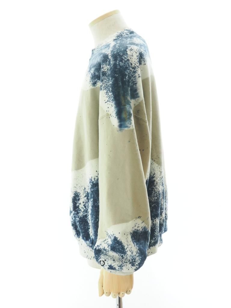 NOMA t.d. ノーマティーディー - Hand Dyed Twist Sweat ハンドダイツイストスウェット - Beige