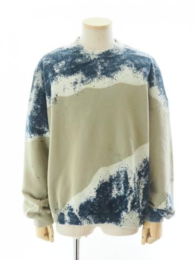 NOMA t.d. for BOUCLE】別注マルチカラー スプレー ハンドダイ
