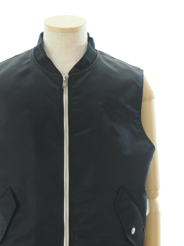 NOMA t.d. ノーマティーディー - Open Back Flight Vest オープンバックフライトベスト - Black