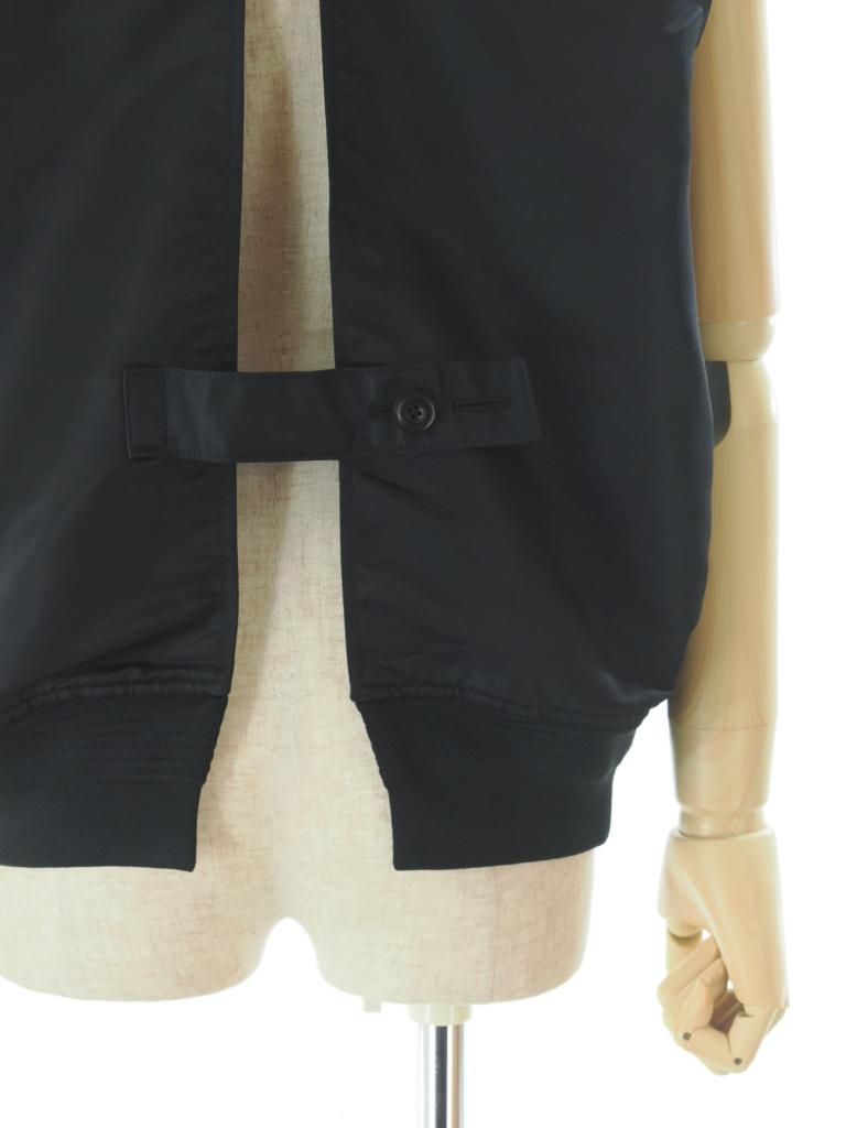 NOMA t.d. ノーマティーディー - Open Back Flight Vest オープンバックフライトベスト - Black
