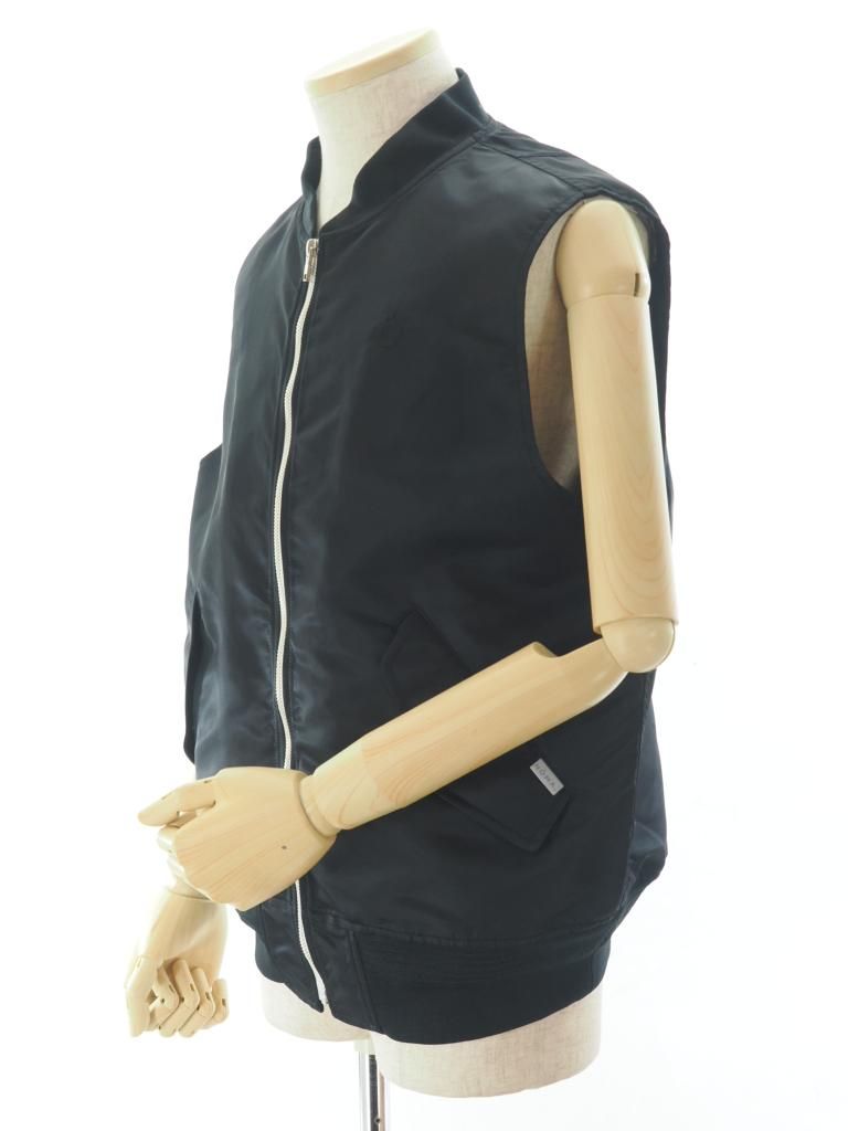 NOMA t.d. ノーマティーディー - Open Back Flight Vest オープンバックフライトベスト - Black