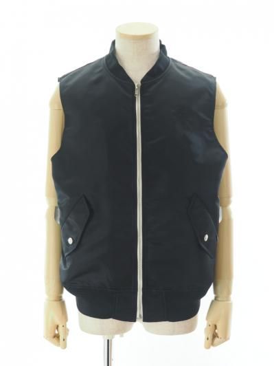 NOMA t.d. ノーマティーディー - Open Back Flight Vest オープンバックフライトベスト - Black