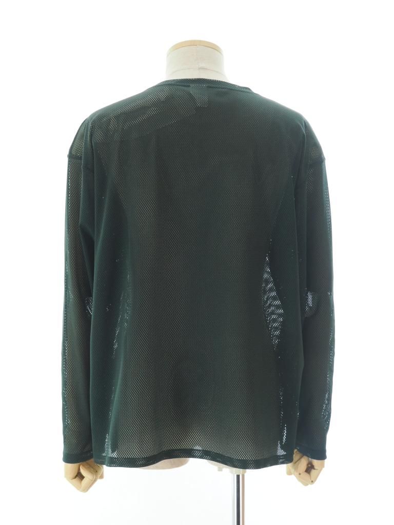 トップス south2 west8 Crew Neck Shirt Knit Mesh South2 West8 / Crew Neck Shirt - Knit Mesh (Black)