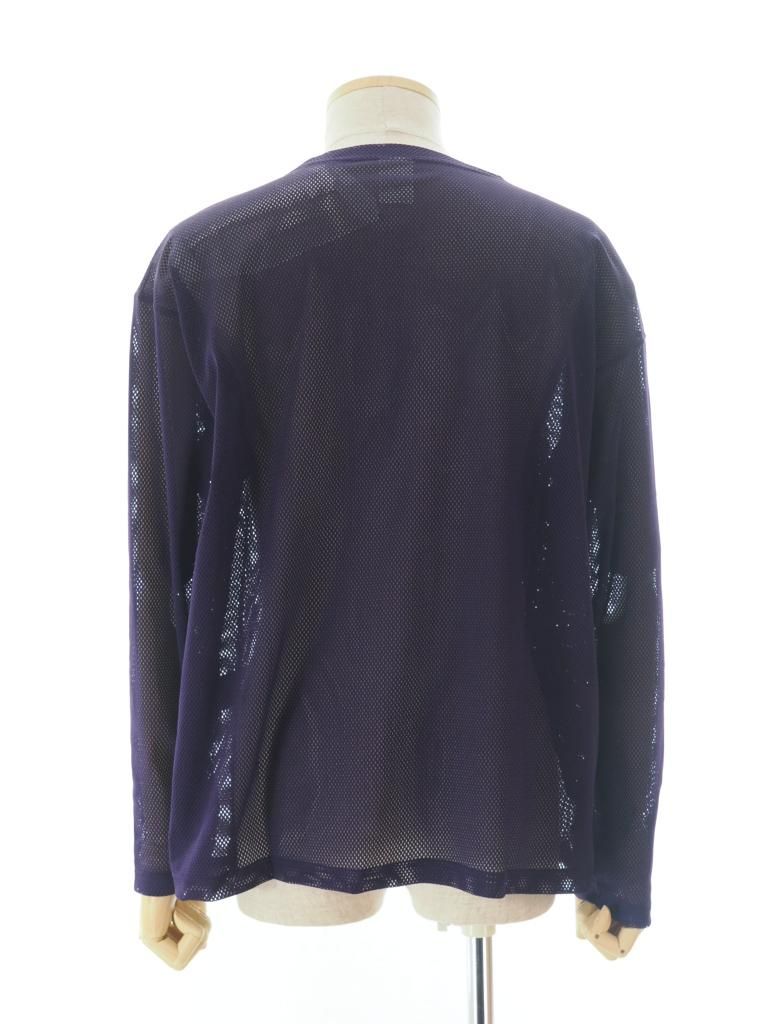 South2 West8 サウスツーウエストエイト - Crew Neck Shirt クルーネックシャツ - Knit Mesh - Purple

