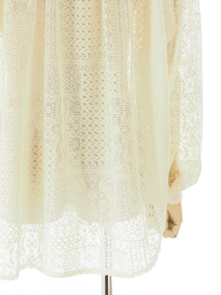 AiE エーアイイー - Painter Shirt ペインターシャツ - Poly Lace - Off White