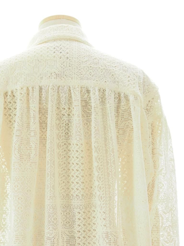 AiE エーアイイー - Painter Shirt ペインターシャツ - Poly Lace - Off White