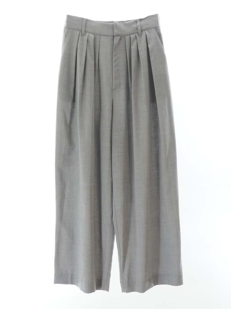 Rhodolirion ロドリリオン - Tack Balloon Pants タックバルーンパンツ - Muslin - H.Grey