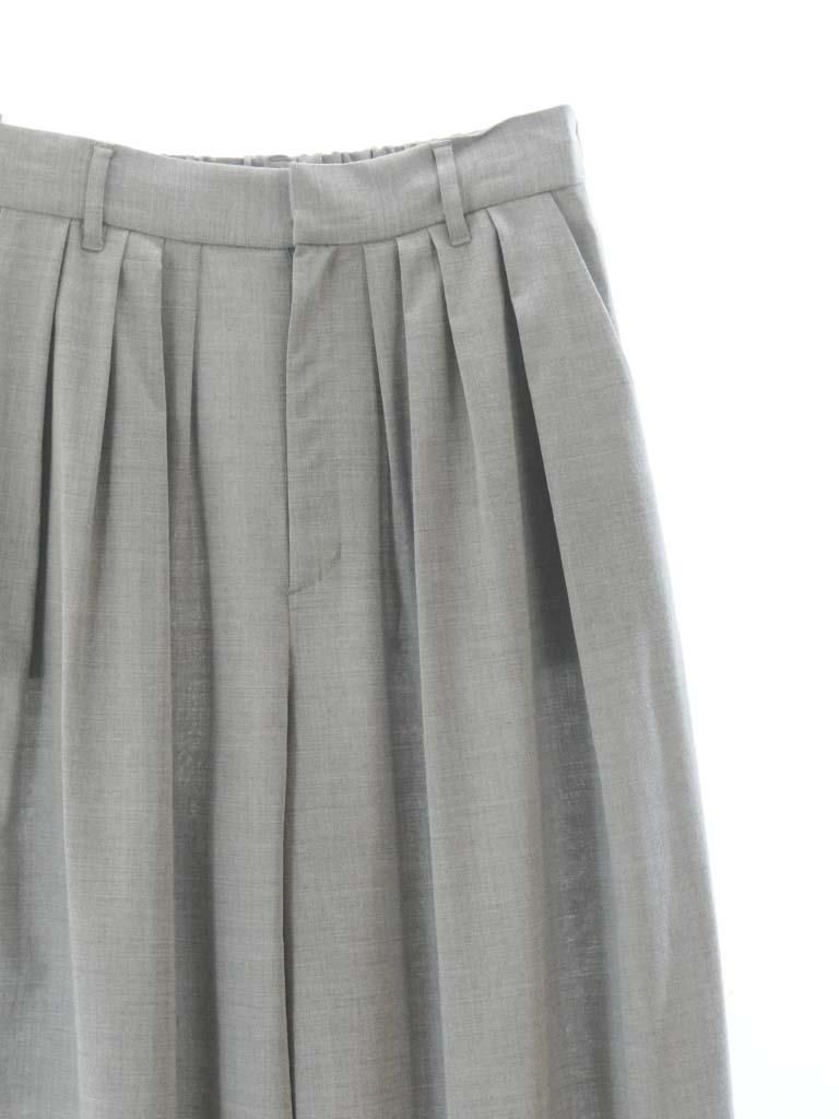 Rhodolirion ロドリリオン - Tack Balloon Pants タックバルーンパンツ - Muslin - H.Grey