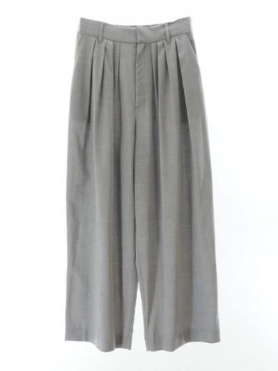 Rhodolirion ロドリリオン - Tack Balloon Pants タックバルーンパンツ - Muslin - H.Grey
