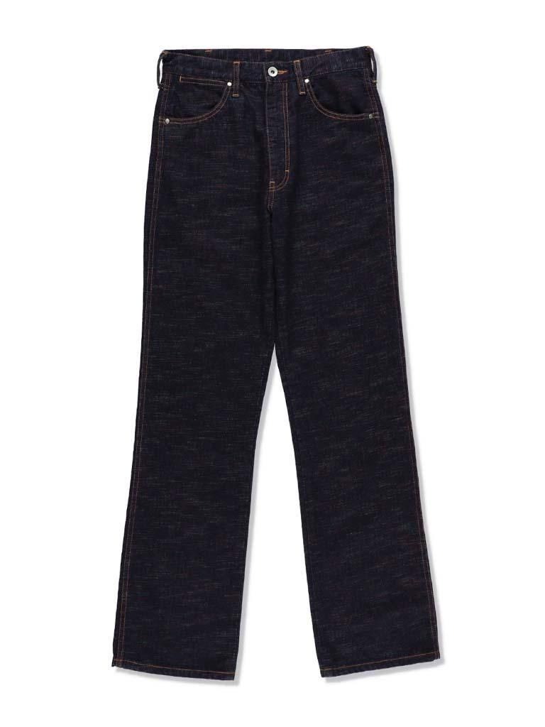 TUITACI 朔 ツイタチ - Inlay Denim Narrow Jean インレイデニムナロージーンズ - Indigo