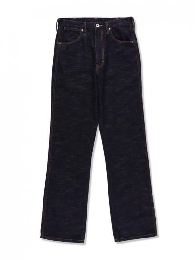 TUITACI 朔 ツイタチ - Inlay Denim Narrow Jean インレイデニムナロージーンズ - Indigo