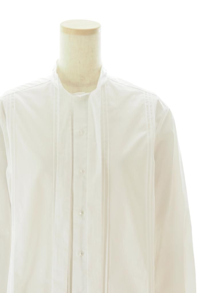 Rhodolirion ロドリリオン - Ribbon Tie Blouse リボンタイブラウス - Solid - White