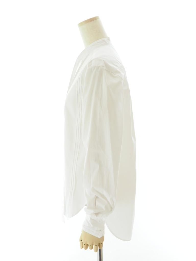 Rhodolirion ロドリリオン - Ribbon Tie Blouse リボンタイブラウス - Solid - White