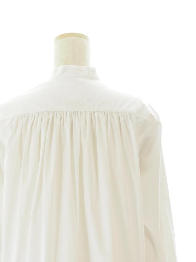 Rhodolirion ロドリリオン - Ribbon Tie Blouse リボンタイブラウス - Solid - White