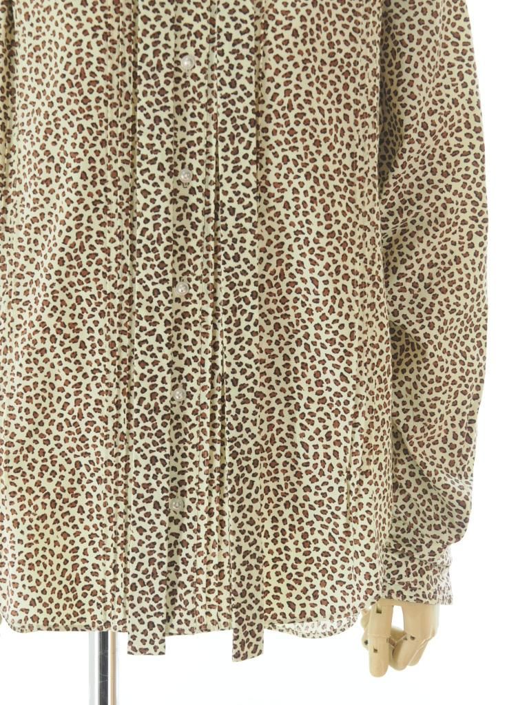 Rhodolirion ロドリリオン - Ribbon Tie Blouse リボンタイブラウス - Solid - Leopard