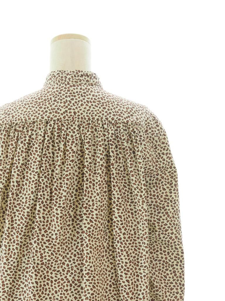 Rhodolirion ロドリリオン - Ribbon Tie Blouse リボンタイブラウス - Solid - Leopard