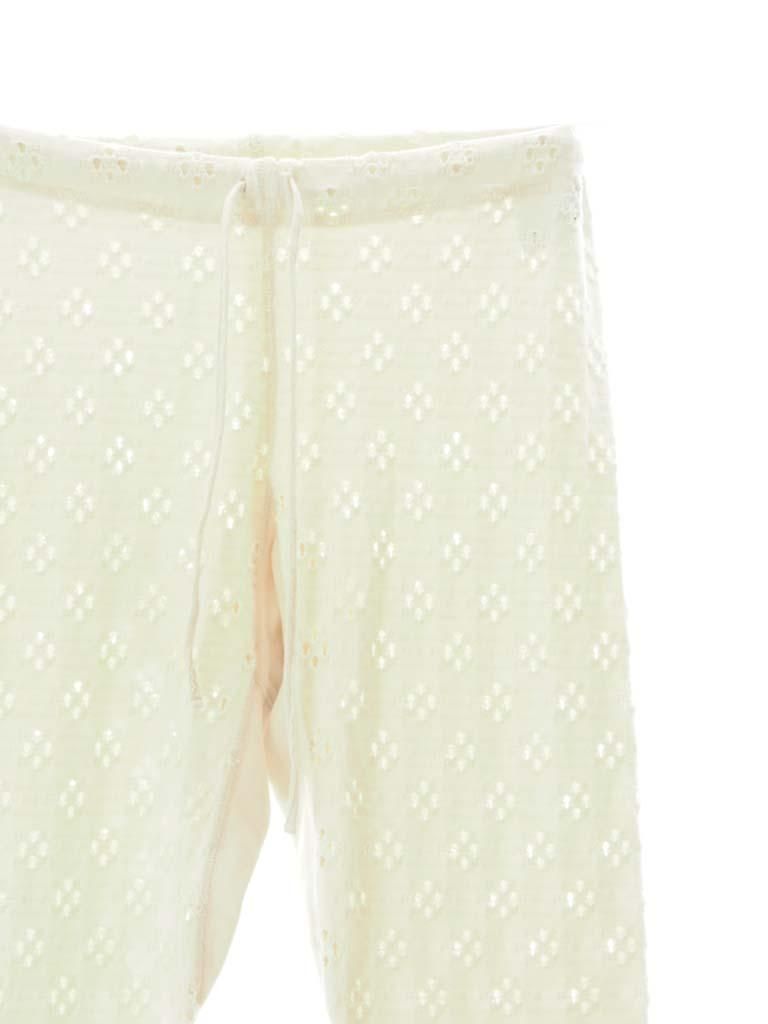 Rhodolirion ロドリリオン - Frill Pants フリルパンツ - Cutwork - Natural