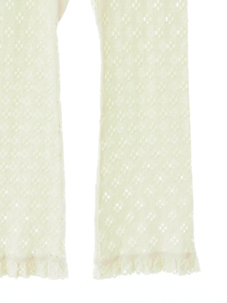 Rhodolirion ロドリリオン - Frill Pants フリルパンツ - Cutwork - Natural