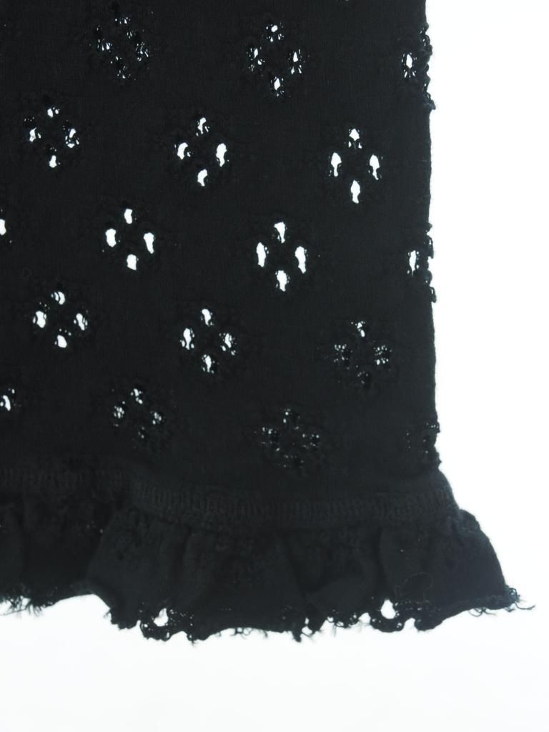 Rhodolirion ロドリリオン - Frill Pants フリルパンツ - Cutwork - Black