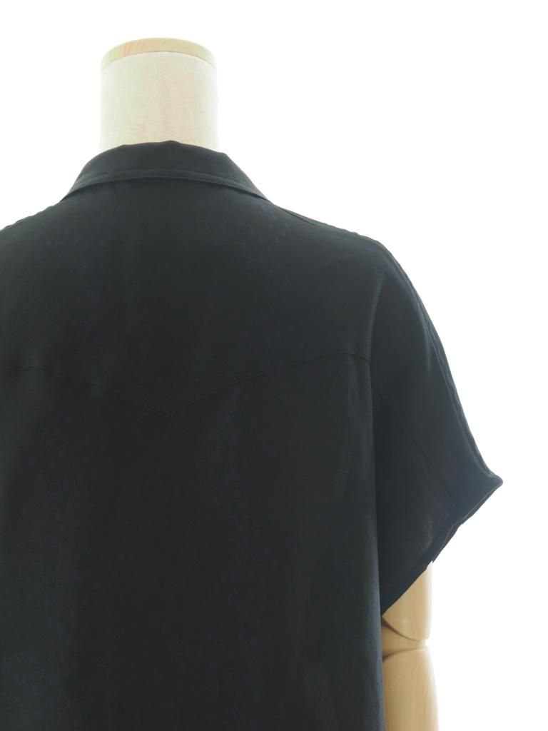 Needles ニードルズ - French Sleeve Cowboy Blouse フレンチスリーブカウボーイブラウス - R/AC Square Dot Jacquard - Purple