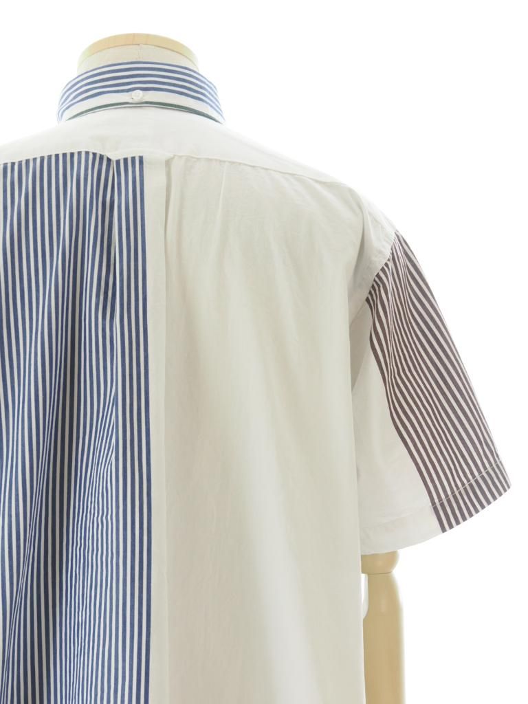 Engineered Garments エンジニアドガーメンツ - Popover BD Shirt ポップオーバーボタンダウンシャツ - Block Stripe - Multi Color