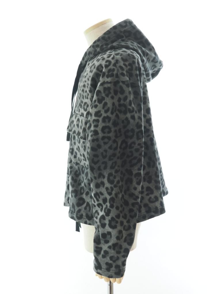 AiE エーアイイー - SPO Hoody エスピーオーフーディ - C.Jersey/ Leopard Printed - Grey